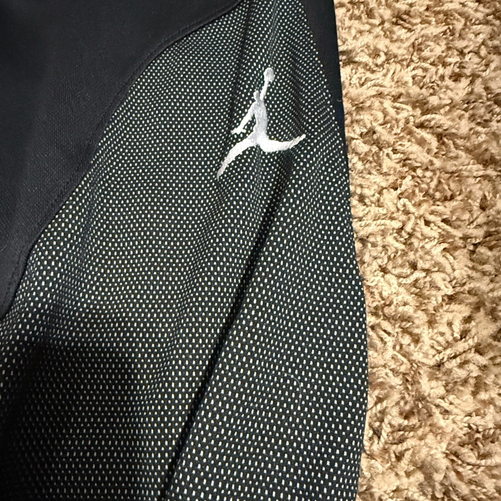 Jordan Black and White Athletic Pants